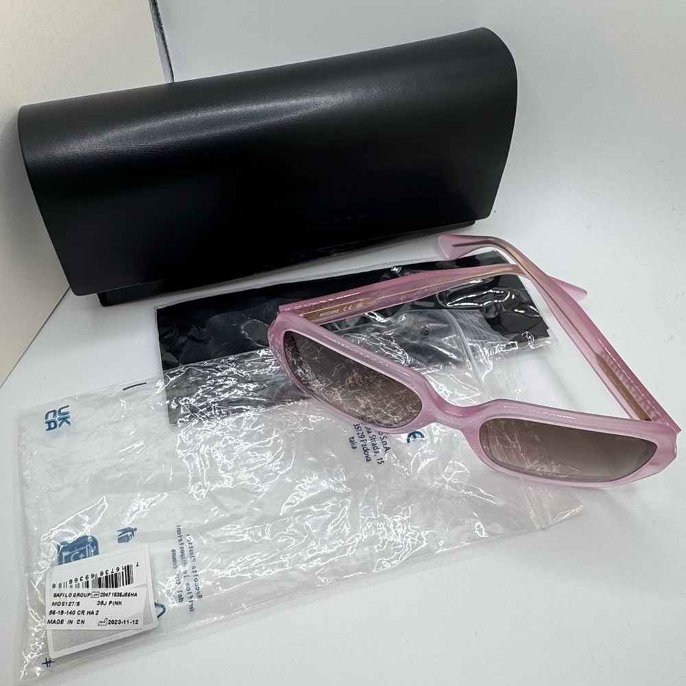 Moschino - pink Translucent sunglasses MOS 127/S 35JHA - 56-19-140 - Picture 10 of 14